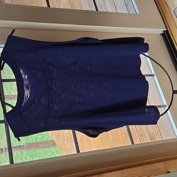 Old Navy Active "Strong Feels Good" Navy Blue Sleeveless Sz. XL Top - Picture 2 of 8